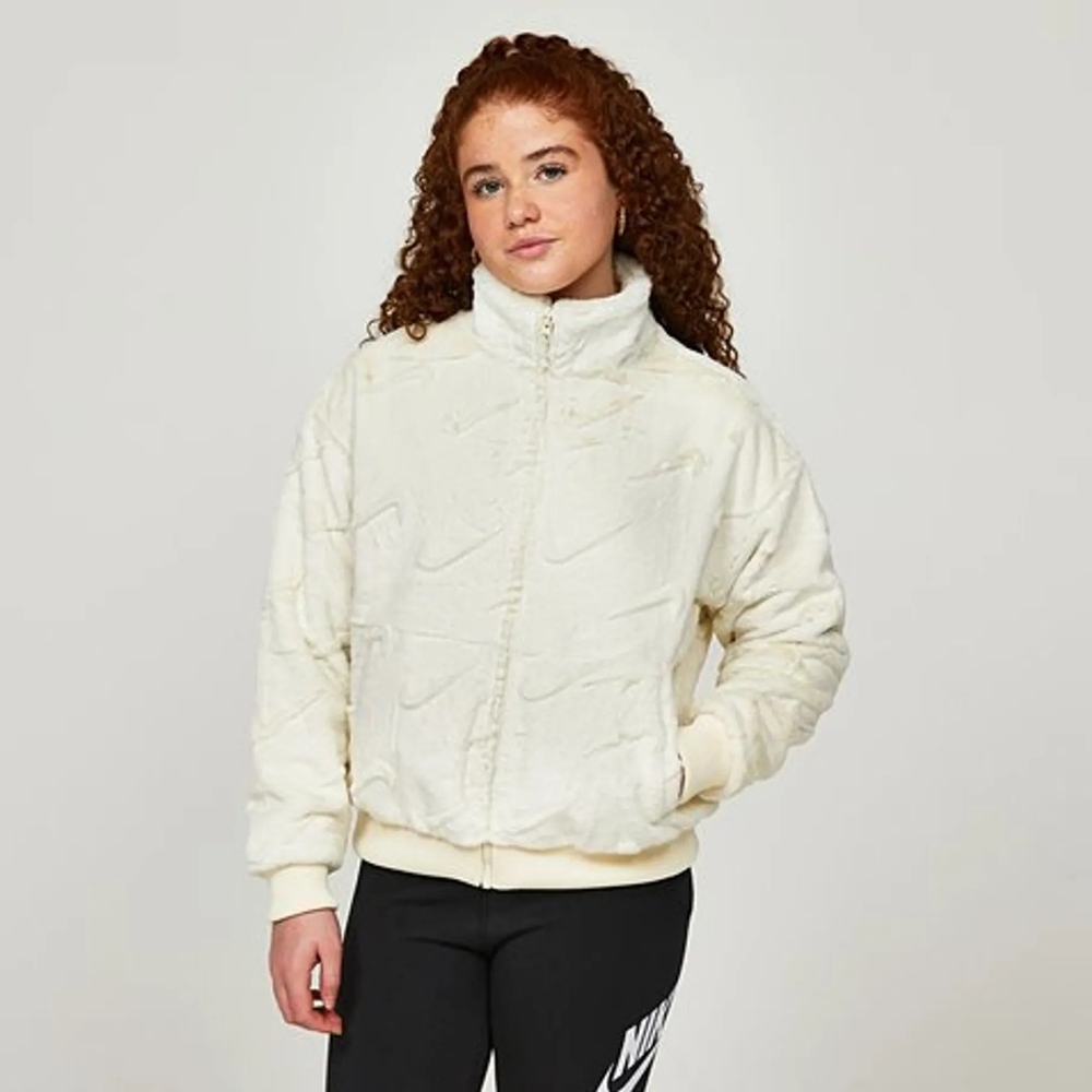 Nike Printed Faux Fur Jacket